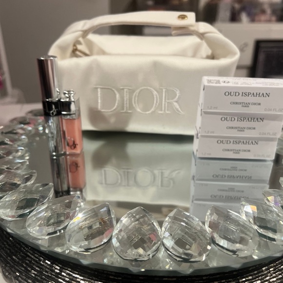 Dior Cream Pouch- Mini Deluxe Lip Maximizer- & Mascara- - Picture 1 of 5